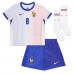 Camisa de time de futebol França Aurelien Tchouameni #8 Replicas 2º Equipamento Infantil Europeu 2024 Manga Curta (+ Calças curtas)